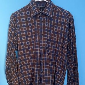 Bachrach long sleeve button up shirt size M